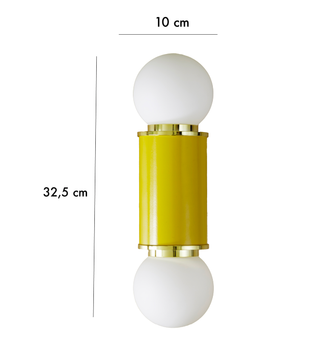 The Hélène wall light - Ambre by COSIN Paris - view 2