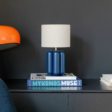 The Little Charlotte Lamp - Midnight Blue by COSIN Paris - view 2