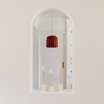 The large Charlotte Lamp - Cream White by COSIN Paris - view 7