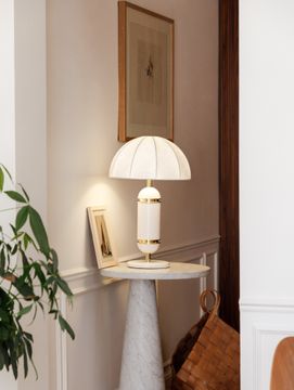 The Rosalie table lamp - Cream by COSIN Paris - view 4