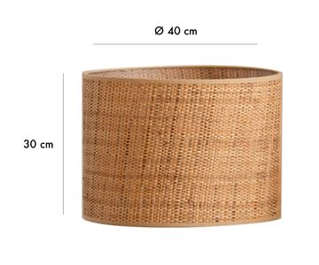 Raffia lampshade - Ø40cm by COSIN Paris - view 2