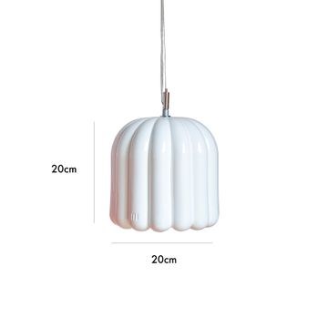 The large Charlotte Lamp - Cream White by COSIN Paris - view 6