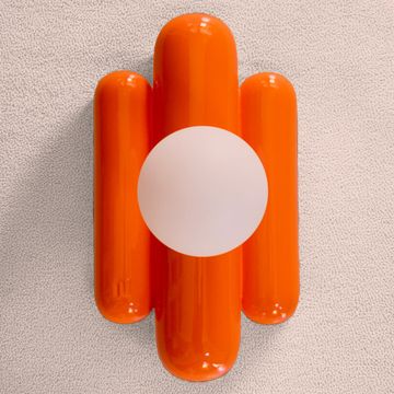 The Madeleine wall light - Pop orange by COSIN Paris - view 2