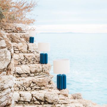 The Charlotte Lamp - Midnight Blue by COSIN Paris - view 3