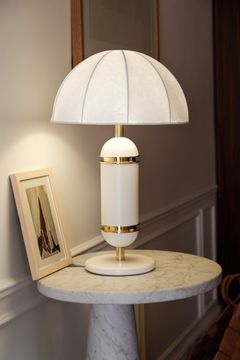 The Rosalie table lamp - Cream by COSIN Paris - view 2