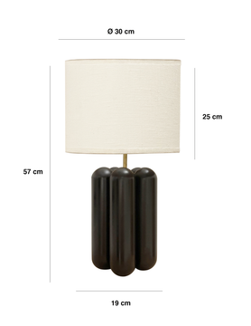 The Charlotte Lamp - Black by COSIN Paris - view 4
