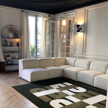 The Baba Wool Rug - Fir Green  by COSIN Paris - view 3