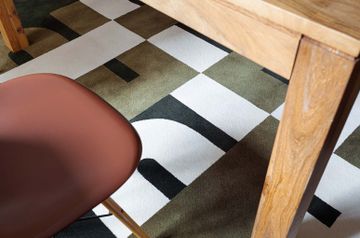 The Baba Wool Rug - Fir Green  by COSIN Paris - view 8