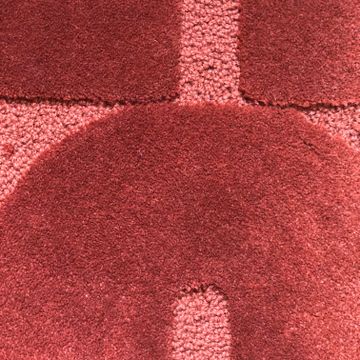 The Opera Wool Rug - Terracotta  by COSIN Paris - view 2