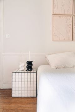 The large Ganache candlestick - White Cream by COSIN Paris - view 7