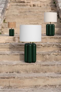 The Large Charlotte Lamp - Green by COSIN Paris - view 9