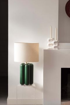The Large Charlotte Lamp - Green by COSIN Paris - view 4