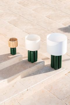 The Large Charlotte Lamp - Green by COSIN Paris - view 7