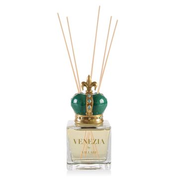 Venezia Home Fragrance Diffuser - Peacock Green & Gold by VILLARI