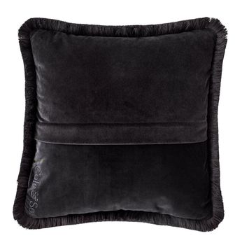 Palm Jungle Velvet Cushion with Fringing by Cole & Son - view 8
