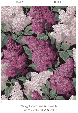 Lilac Grandiflora (2 roll set) by Cole & Son - view 7