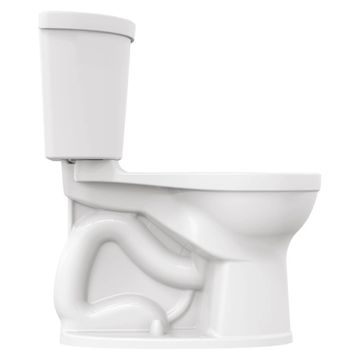 Champion PRO Two-Piece 1.28 gpf/4.8 Lpf Chair Height Round Front Right-Hand Trip Lever Toilet Less Seat by American Standard - view 3