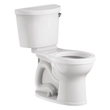 Champion PRO Two-Piece 1.28 gpf/4.8 Lpf Chair Height Round Front Right-Hand Trip Lever Toilet Less Seat by American Standard - view 5
