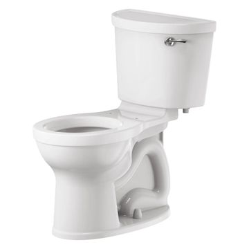 Champion PRO Two-Piece 1.28 gpf/4.8 Lpf Chair Height Round Front Right-Hand Trip Lever Toilet Less Seat by American Standard - view 2