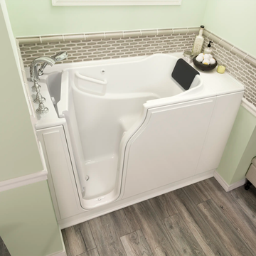 Gelcoat Premium Series 30 x 52 -Inch Walk-in Tub With Soaker System - Left-Hand Drain With Faucet by American Standard - view 5