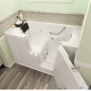 Gelcoat Premium Series 30 x 52 -Inch Walk-in Tub With Whirlpool System - Right-Hand Drain by American Standard - view 5