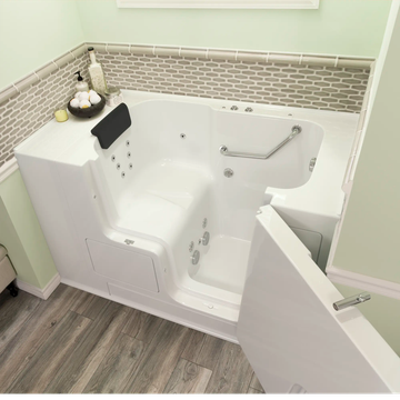 Gelcoat Premium Series 32 x 52 -Inch Walk-in Tub With Whirlpool System - Right-Hand Drain by American Standard - view 5