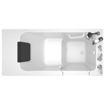 Acrylic Luxury Series 28 x 48-Inch Walk-in Tub With Soaker System - Right-Hand Drain With Faucet by American Standard - view 6