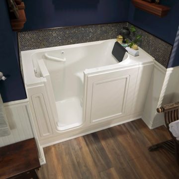 Acrylic Luxury Series 28 x 48-Inch Walk-in Tub With Air Spa System - Left-Hand Drain by American Standard - view 9