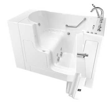 Gelcoat Value Series 30 x 52 -Inch Walk-in Tub With Combination Air Spa and Whirlpool Systems - Right-Hand Drain With Faucet by American Standard - view 5