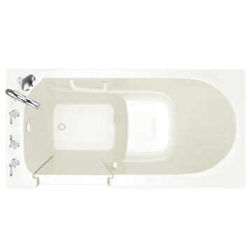Gelcoat Value Series 30x60 Inch Walk-In Bathtub with Air Spa System - Left Hand Door and Drain by American Standard - view 2
