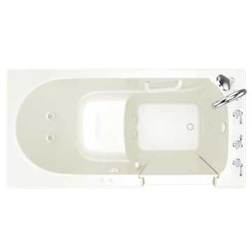 Gelcoat Value Series 30x60 Inch Walk-In Bathtub with Combination Air Spa and Whirlpool Massage System - Right Hand Door and Drain by American Standard - view 2
