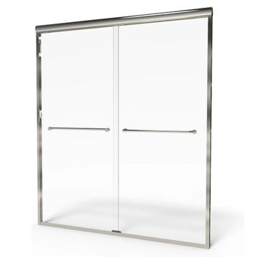 Euro 65-1/2-Inch Height Semi-Frameless Sliding Shower Door by American Standard - view 4