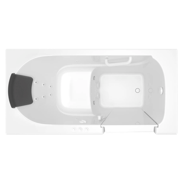 Gelcoat Premium Series 30 x 60 -Inch Walk-in Tub With Combination Air Spa and Whirlpool Systems - Right-Hand Drain by American Standard - view 5