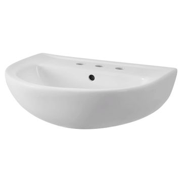 Reliant 22 in. Pedestal Sink Top Only, 8 in. Widespread Holes by American Standard - view 3