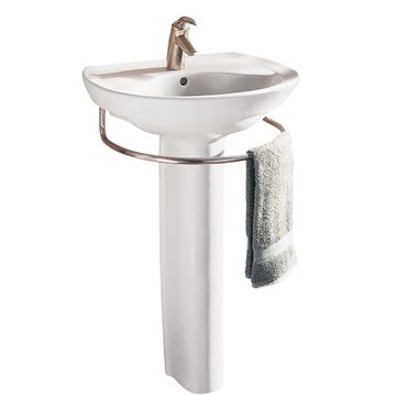 Ravenna Center Hole Only Pedestal Sink Top and Leg Combination by American Standard - view 2