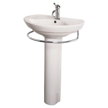 Ravenna Center Hole Only Pedestal Sink Top and Leg Combination by American Standard - view 3