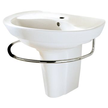 Ravenna Center Hole Only Wall-Hung Sink and Semi-Pedestal Leg Combination by American Standard - view 2