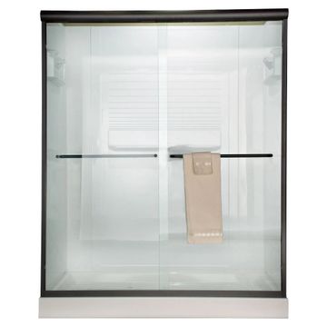 Euro 70-Inch Height Semi-Frameless Sliding Shower Door by American Standard - view 3