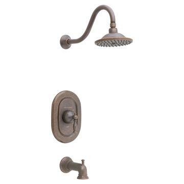 Quentin 2.5 GPM Tub and Shower Trim Kit with Rain Showerhead and Lever Handle by American Standard - view 8