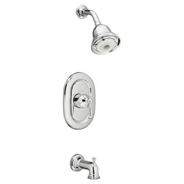 Quentin 2.0 GPM Tub and Shower Trim Kit with FloWise Showerhead, Pressure Balance Valve Cartridge with Lever Handle by American Standard - view 4