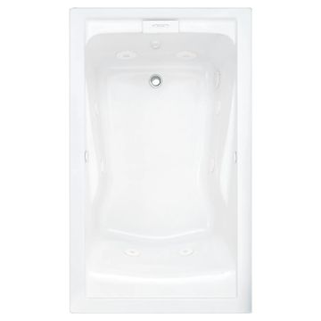 Evolution 60 x 36-Inch Deep Soak Drop-In Bathtub With EverClean Air Bath System by American Standard - view 6