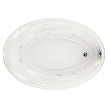 Savona Oval 60 x 42-Inch Drop-in Bathtub With EverClean Hydromassage System by American Standard - view 2