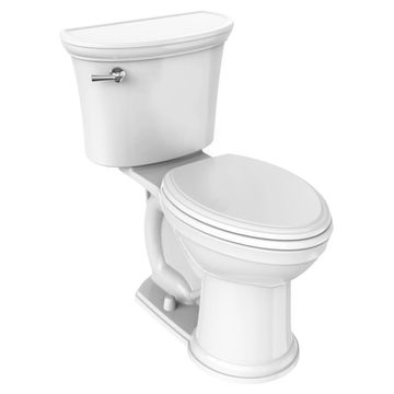 Heritage VorMax Two-Piece 1.28 gpf/4.8 Lpf Chair Height Elongated Toilet Less Seat by American Standard - view 3