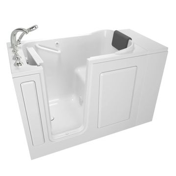 Gelcoat Premium Series 28 x 48-Inch Walk-in Tub With Soaker System - Left-Hand Drain With Faucet by American Standard - view 4