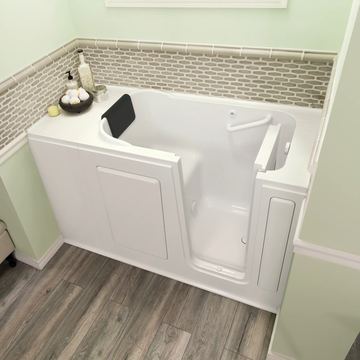 Gelcoat Premium Series 28 x 48-Inch Walk-in Tub With Soaker System - Right-Hand Drain by American Standard - view 4