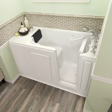 Gelcoat Premium Series 28 x 48-Inch Walk-in Tub With Soaker System - Right-Hand Drain With Faucet by American Standard - view 5