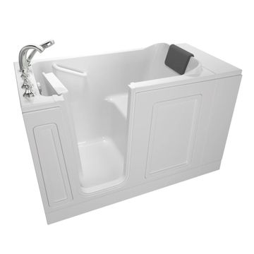 Acrylic Luxury Series 30 x 51 -Inch Walk-in Tub With Soaker System - Left-Hand Drain With Faucet by American Standard - view 4