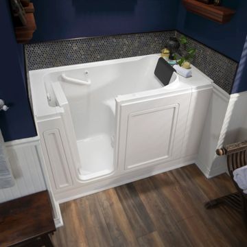 Acrylic Luxury Series 28 x 48-Inch Walk-in Tub With Air Spa System - Left-Hand Drain by American Standard - view 4