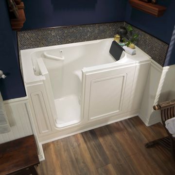 Acrylic Luxury Series 28 x 48-Inch Walk-in Tub With Soaker System - Left-Hand Drain by American Standard - view 7