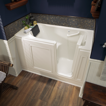 Acrylic Luxury Series 28 x 48-Inch Walk-in Tub With Soaker System - Right-Hand Drain by American Standard - view 9
